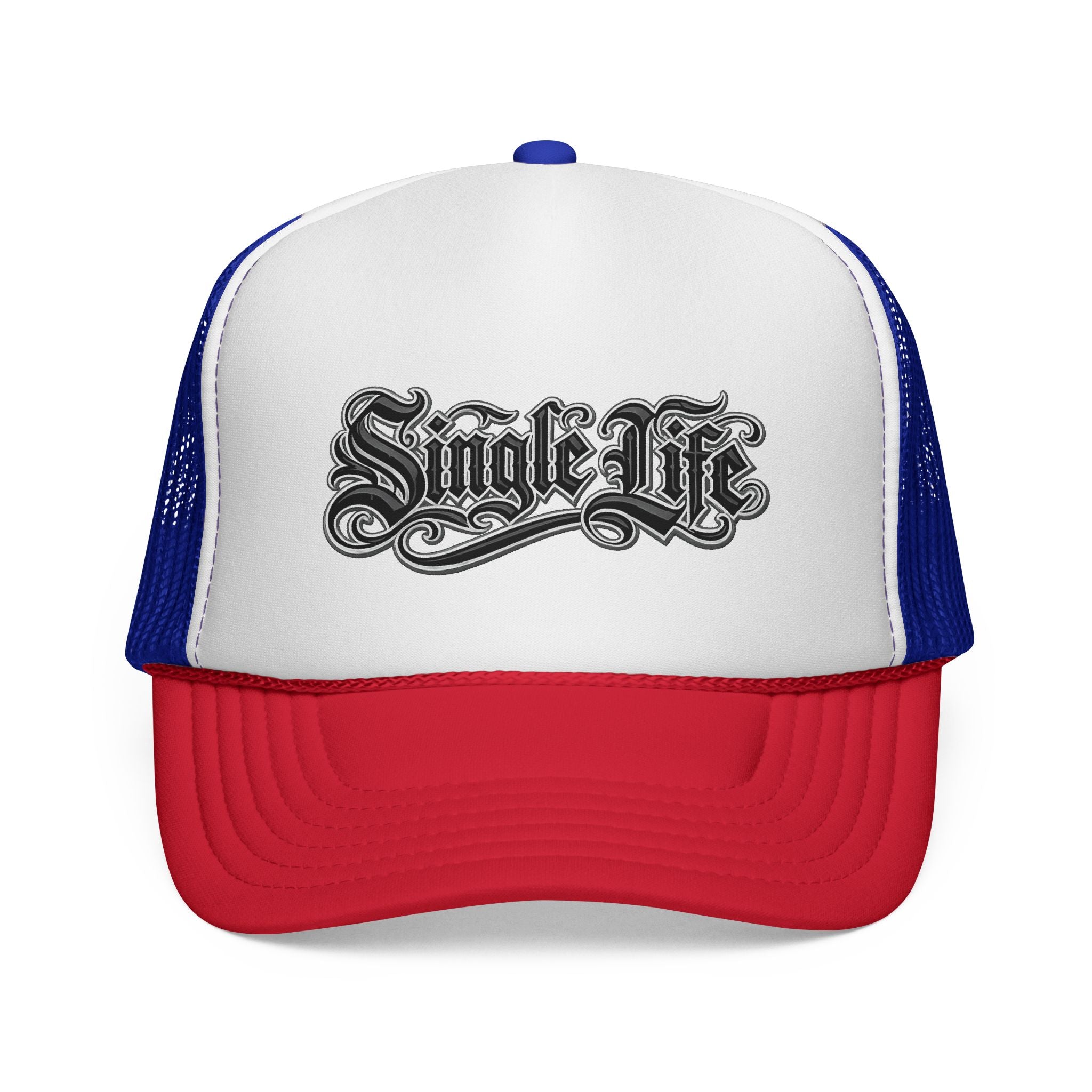 Trucker Cap — 'Single Life' Vintage Script Mesh Hat