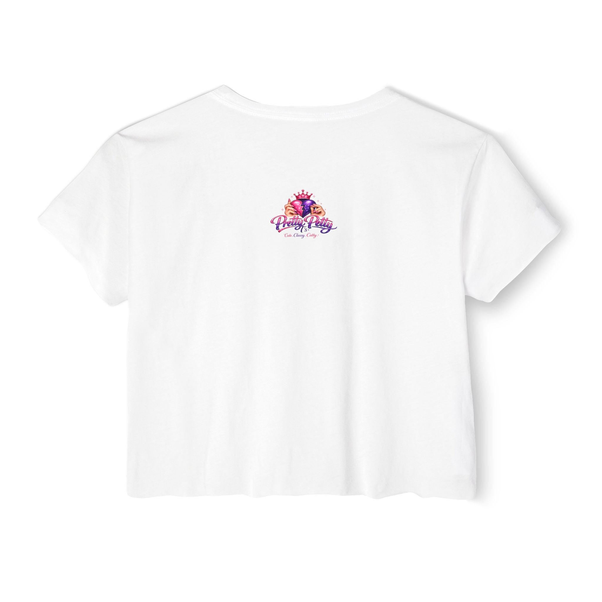 Festival Crop Top — Colorful Diva Tug-of-War Graphic
