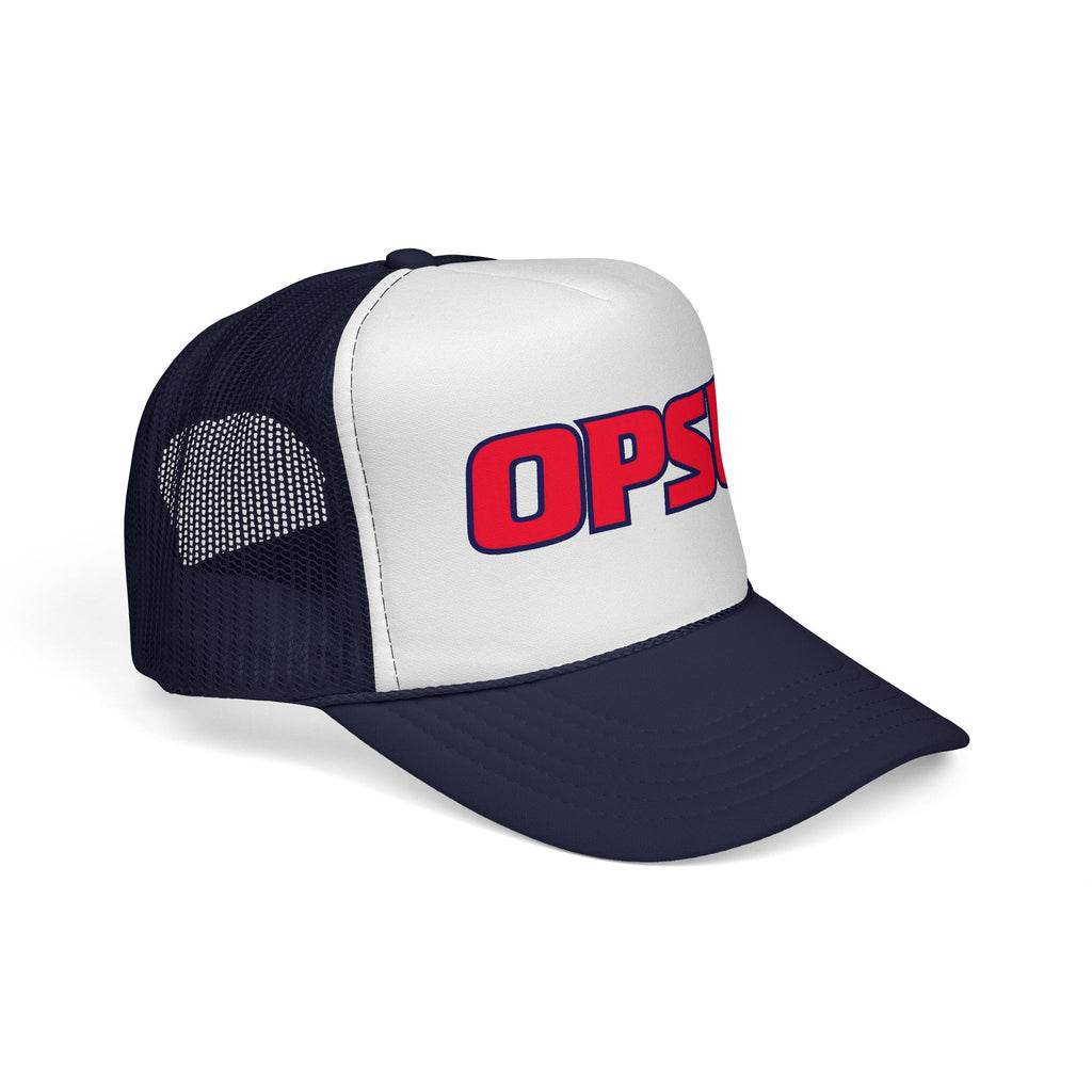OPS U Trucker Cap — Retro Athletic Mesh Baseball Hat