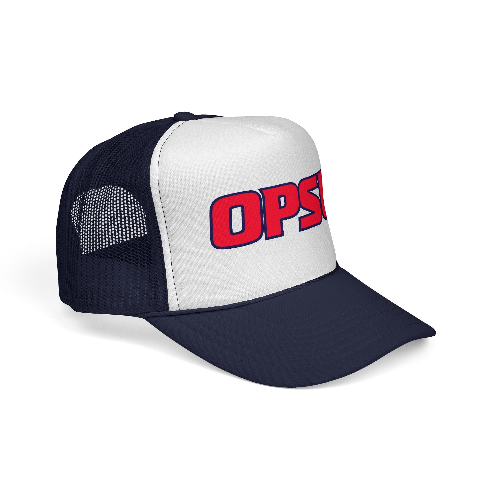 OPS U Trucker Cap — Retro Athletic Mesh Baseball Hat