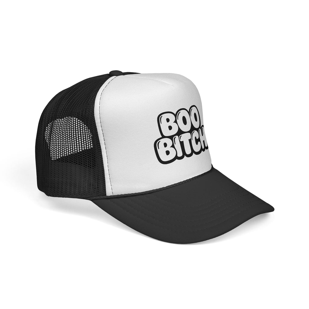 Trucker Hat — "Boo Bitch" Halloween Novelty Cap