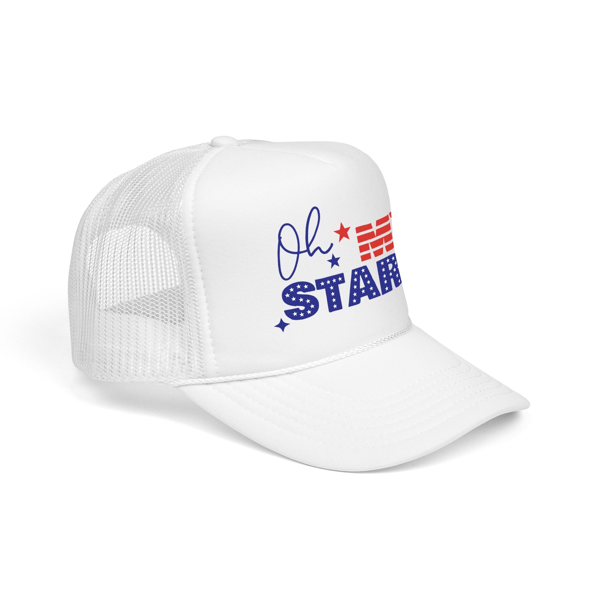 Oh My Stars Trucker Hat – Patriotic 4th of July Foam Cap