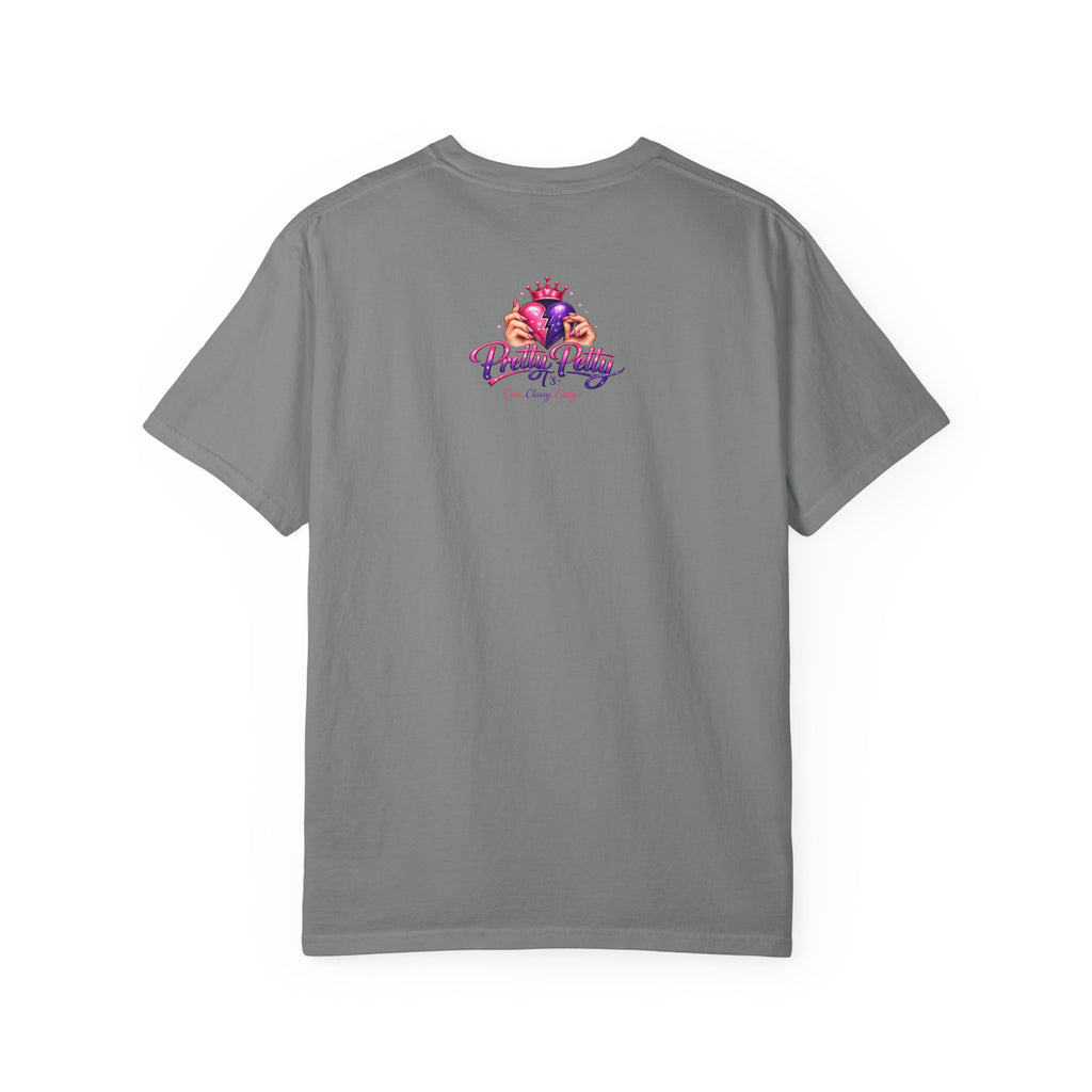 Divorced and Thriving T-Shirt — Empowerment Graphic Tee (front text)