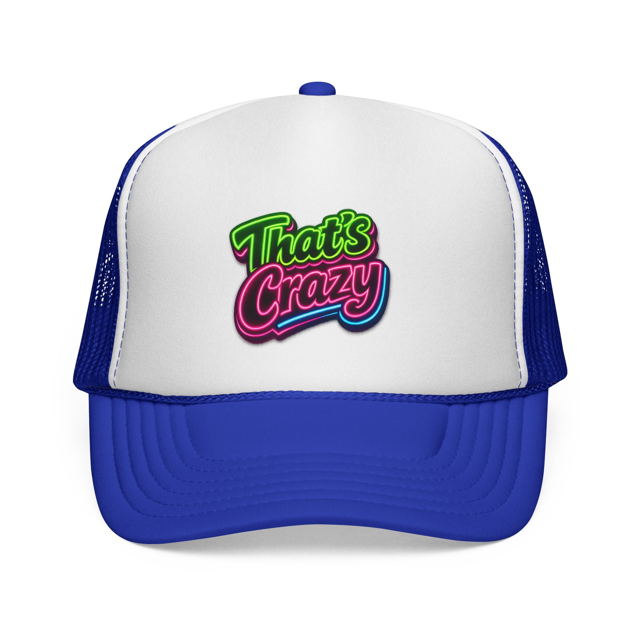 Trucker Cap — "That's Crazy" Retro Neon Patch