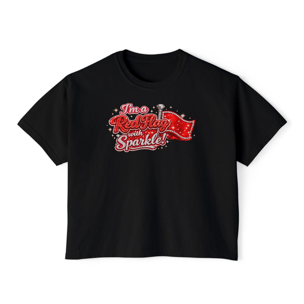 Ready to Slay with Sparkle Boxy Tee