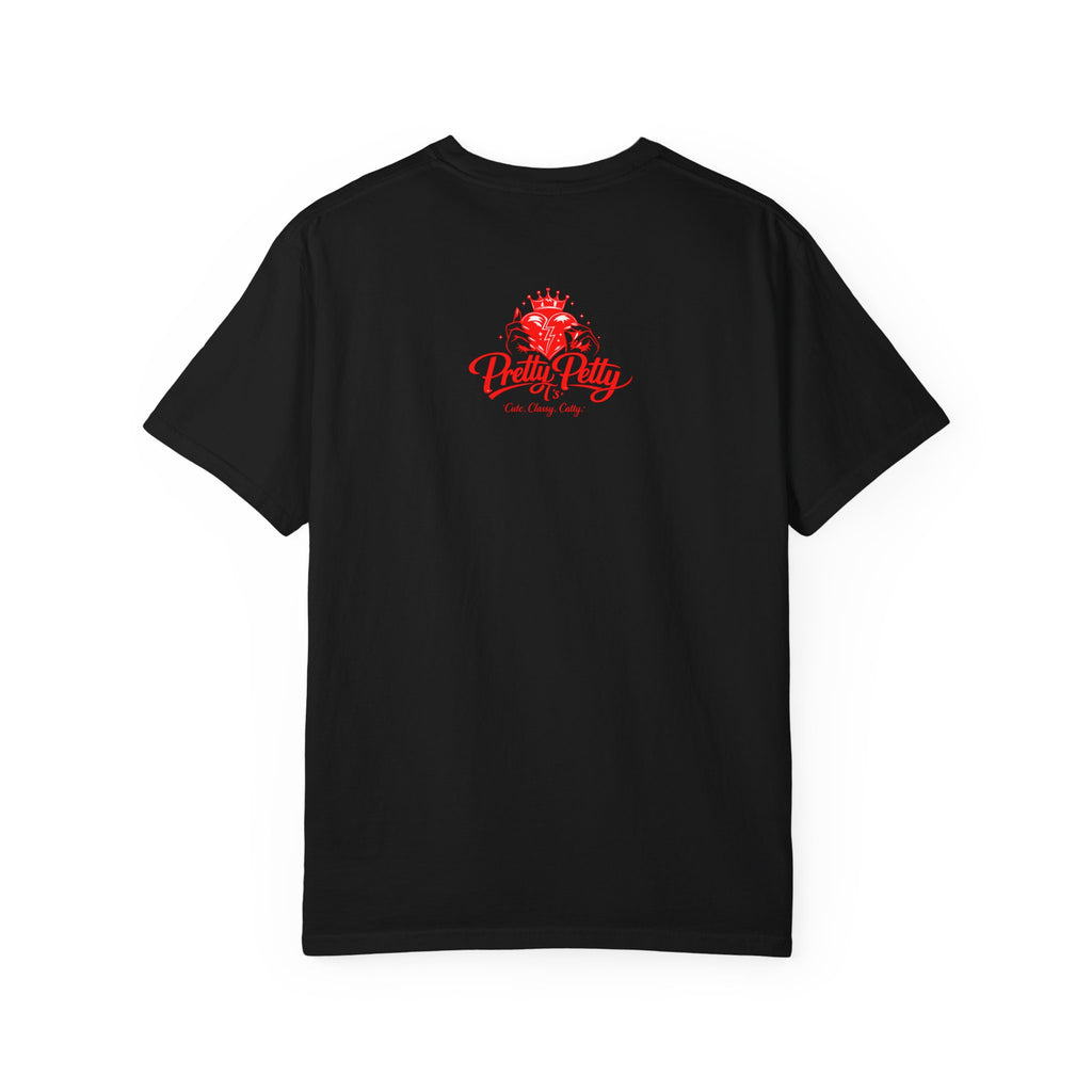 Patriotic Pin-Up T-Shirt — “Red White & Unbothered” 4th of July Tee