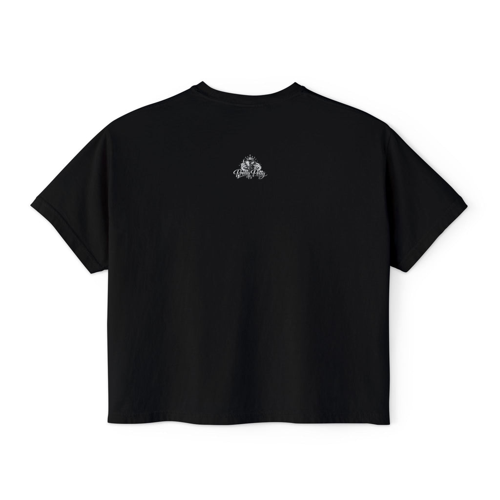 All These Hoe's Is Mid Boxy Tee — Funny Graphic Women's Cropped T‑Shirt