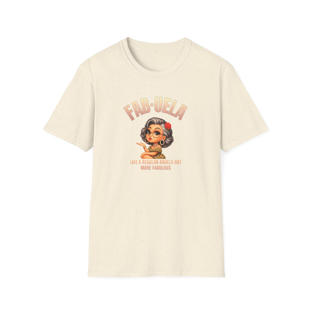 Fab-uela T-Shirt — Retro Grandma Graphic Tee ("Fab-uela: Like a Regular Grandma but More Fabulous")