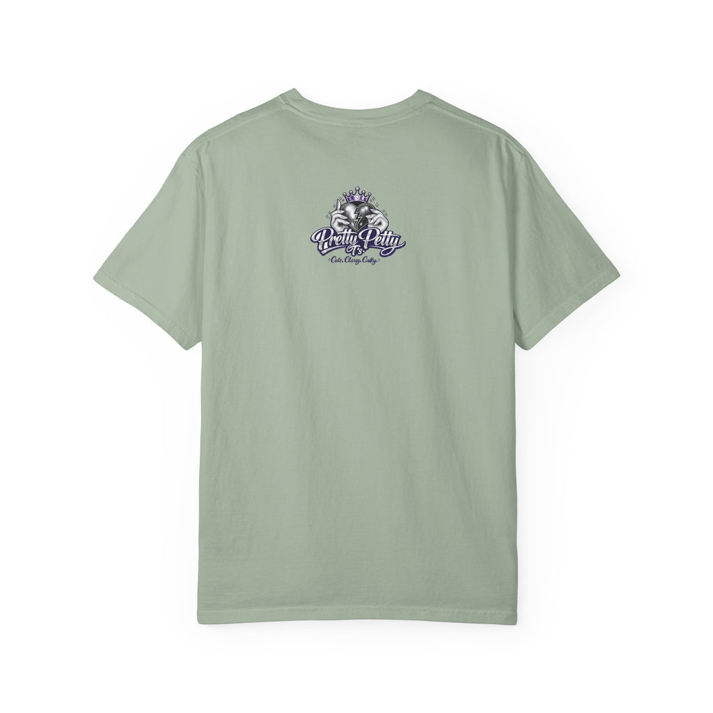 “I’m Not Petty…Unless You Start” Graphic T-Shirt — Retro Skull & Crown Back Design
