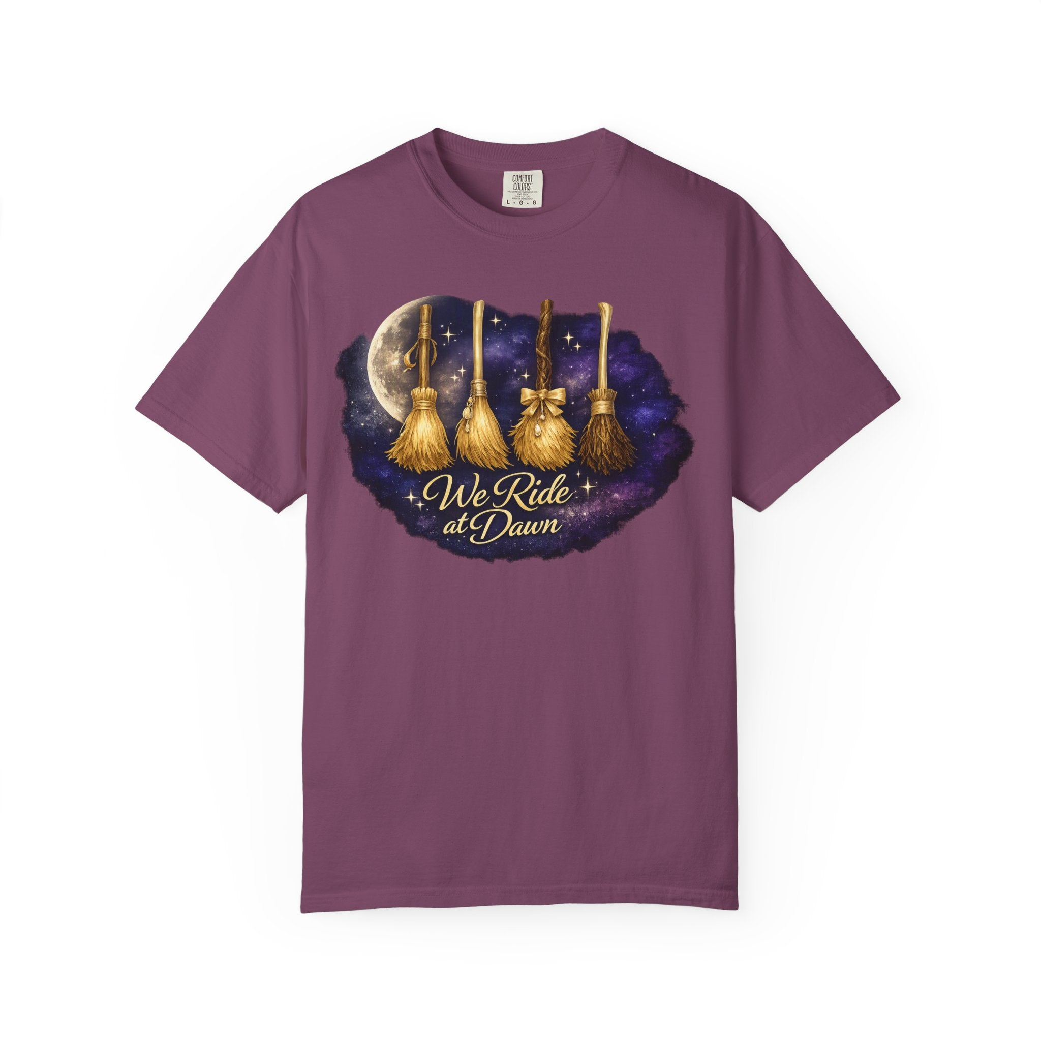 Witch Broomsticks 'We Ride at Dawn' T-Shirt