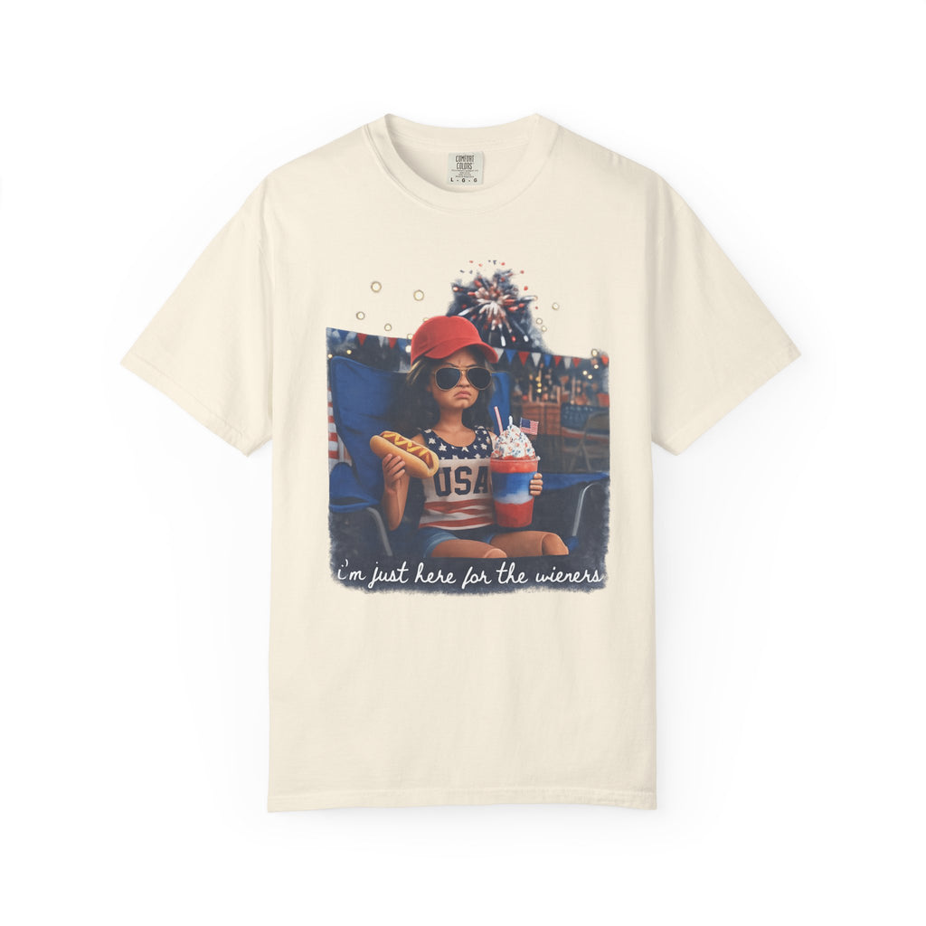 USA Fair Snack Graphic T-Shirt — "I'm just here for the winners" Retro Summer Tee