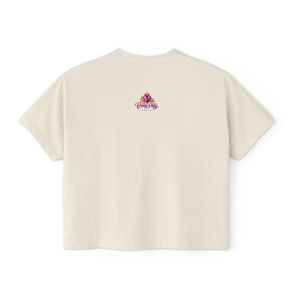If You're Not Hot You Can't Sit With Us Women's Boxy Tee — Funny Sassy Graphic Crop T-Shirt