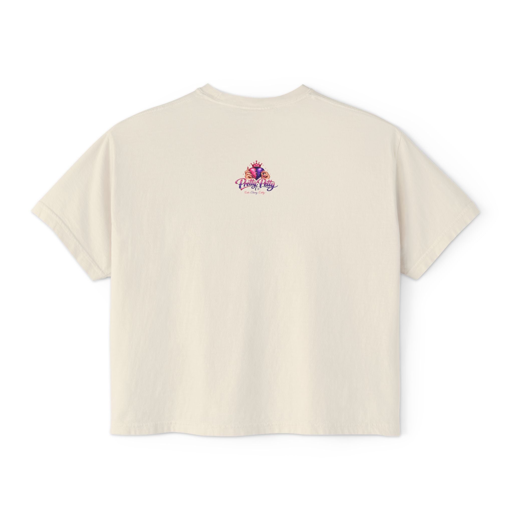 If You're Not Hot You Can't Sit With Us Women's Boxy Tee — Funny Sassy Graphic Crop T-Shirt