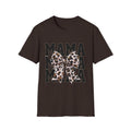 Mama Leopard Bow T-Shirt — Graphic Mama Tee for Moms, Mother's Day Gift