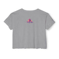 Festival Crop Top — Colorful Diva Tug-of-War Graphic