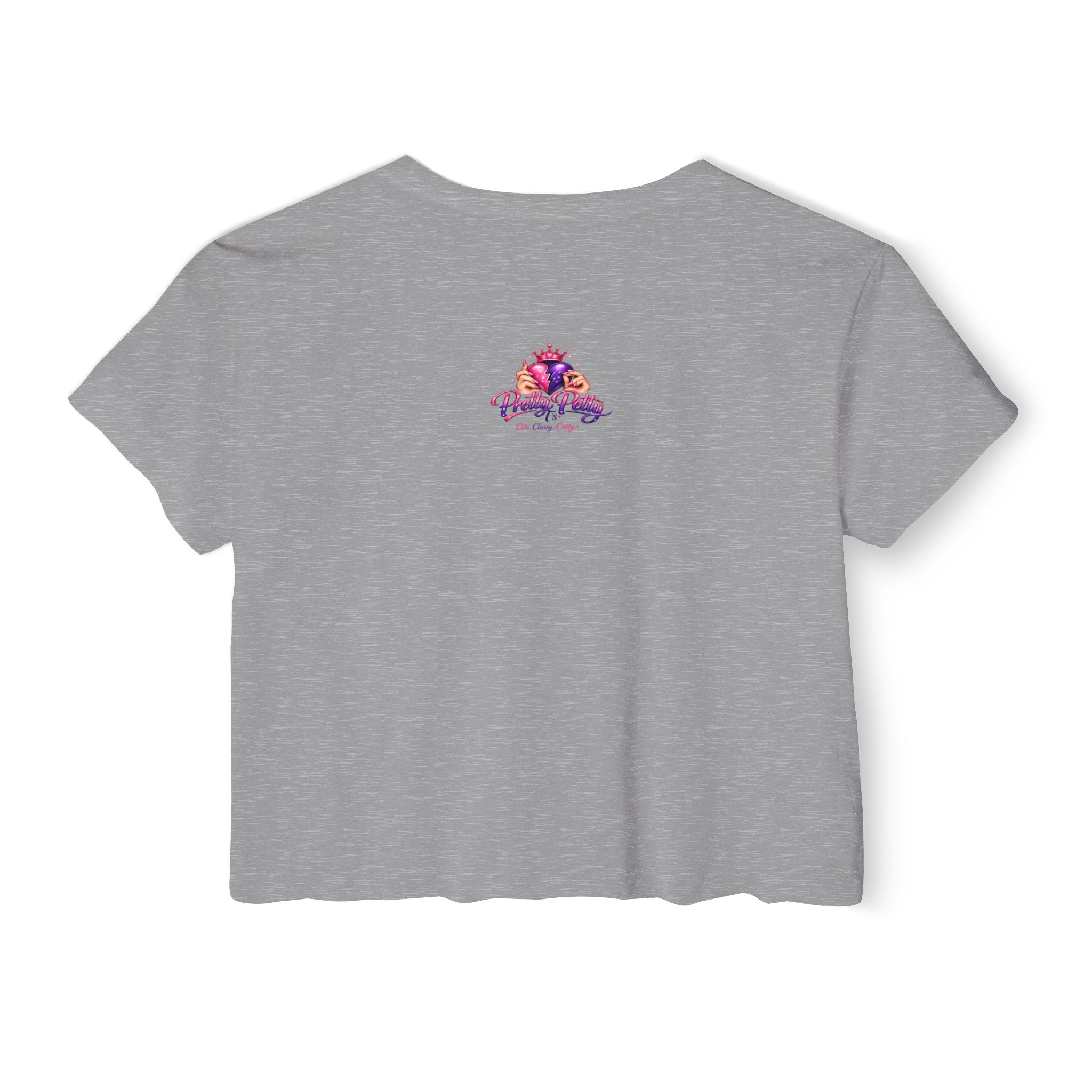 Festival Crop Top — Colorful Diva Tug-of-War Graphic