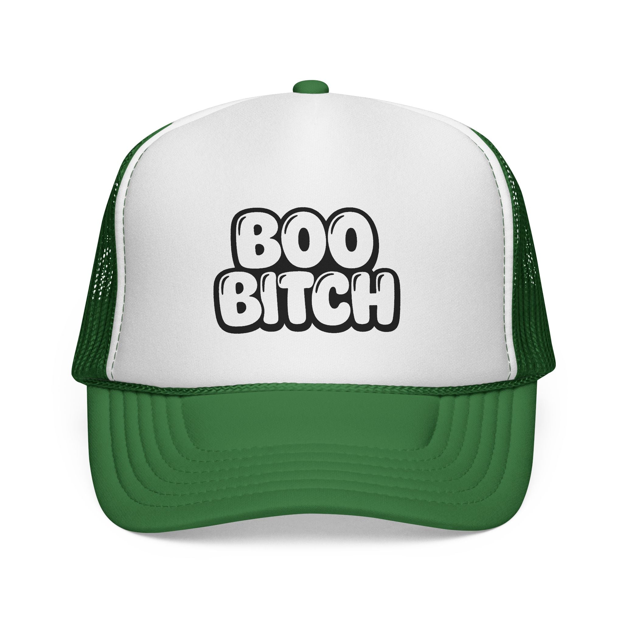 Trucker Hat — "Boo Bitch" Halloween Novelty Cap