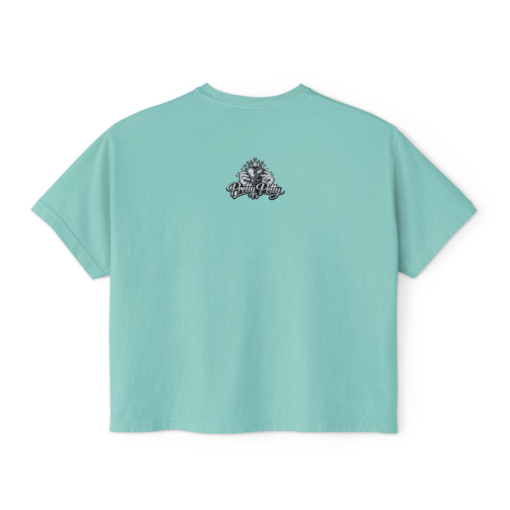 Stop Staring You Can't Afford Me Boxy Tee - Women's Casual Statement T-Shirt
