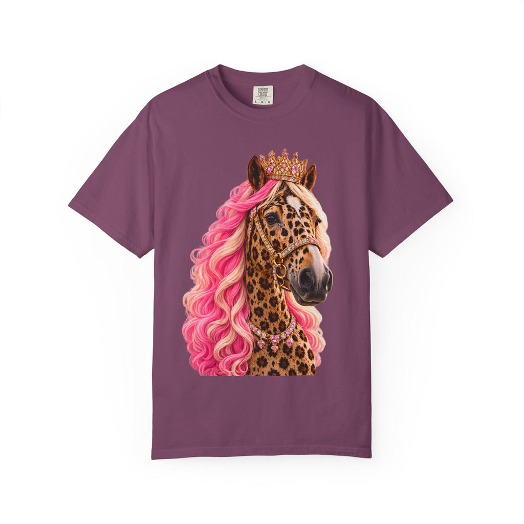 Pink Leopard Queen Horse T-Shirt