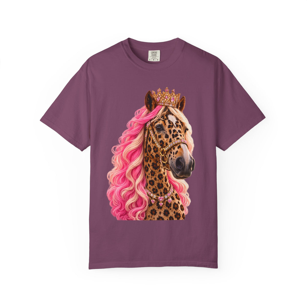 Pink Leopard Queen Horse T-Shirt