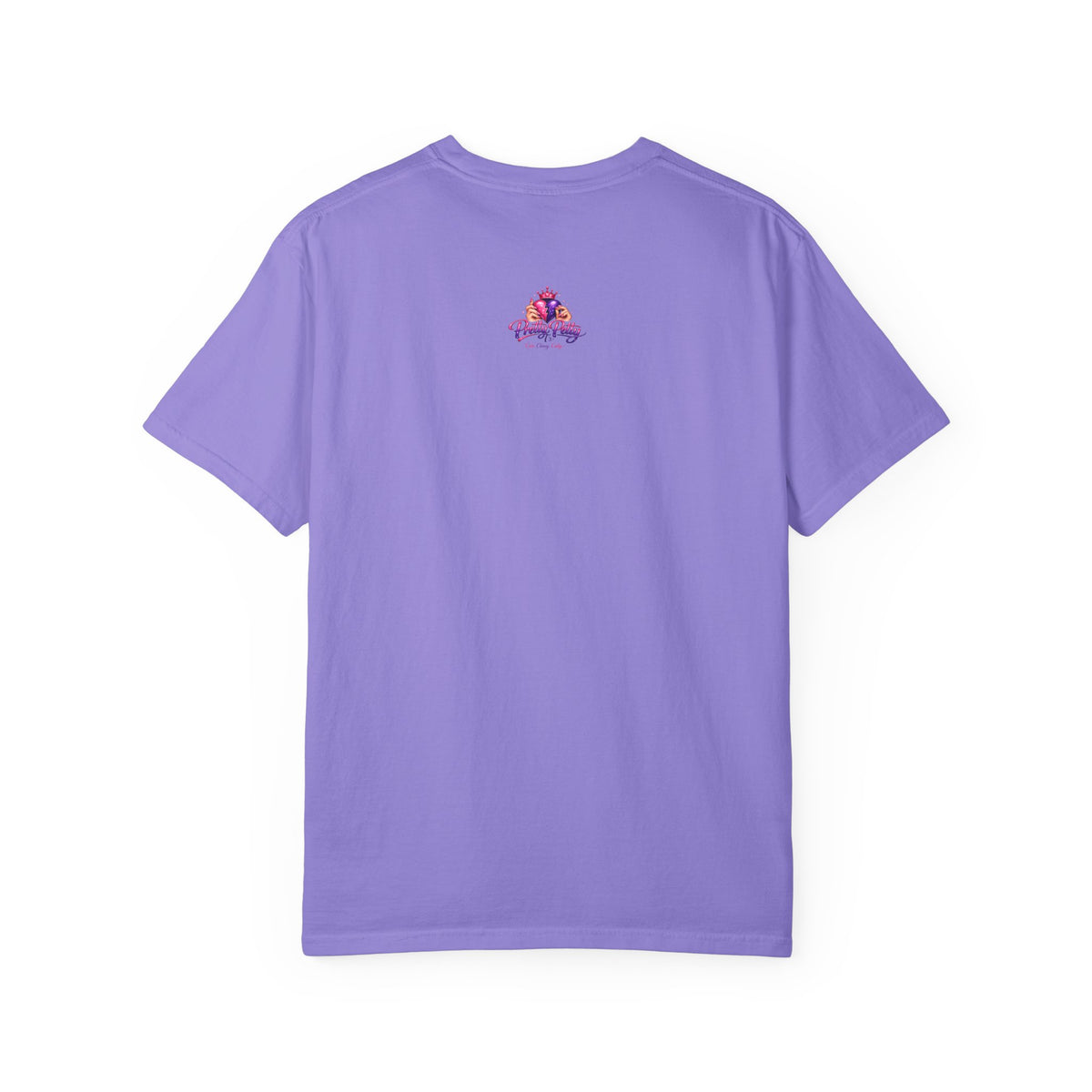 Christian Graphic Tee — "I Could Be Meaner But Jesus Said No" Pastel Bubble Letter T-Shirt