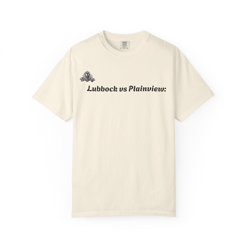 Lubbock vs Plainview Rivalry T-Shirt — "the rivalry nobody asked for but everybody watching"