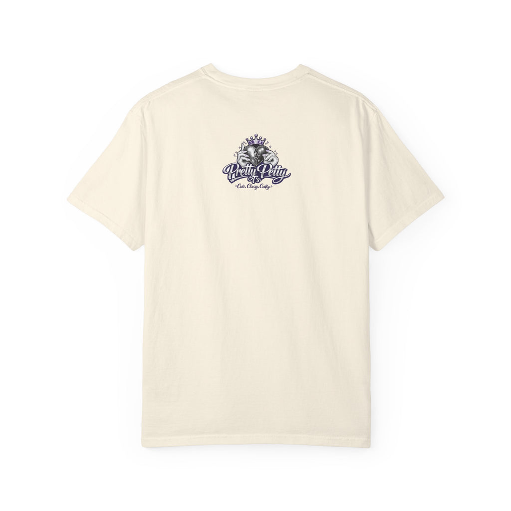 “I’m Not Petty…Unless You Start” Graphic T-Shirt — Retro Skull & Crown Back Design