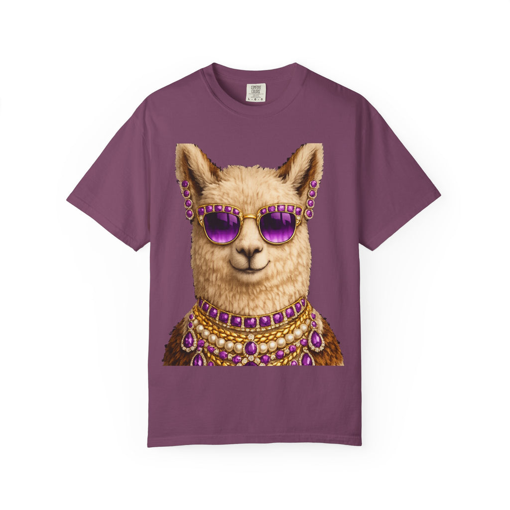 Bedazzled Alpaca T-Shirt – Funny Animal Graphic Tee