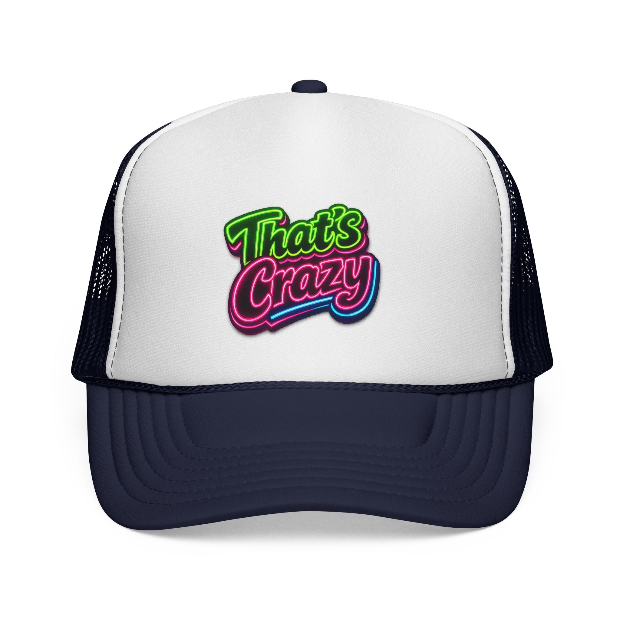 Trucker Cap — "That's Crazy" Retro Neon Patch