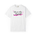 Inspirate Spanish Quote T-Shirt — “No me odies. Inspirate.” Pink Script Tee