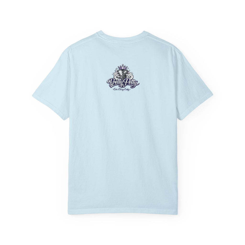 “I’m Not Petty…Unless You Start” Graphic T-Shirt — Retro Skull & Crown Back Design