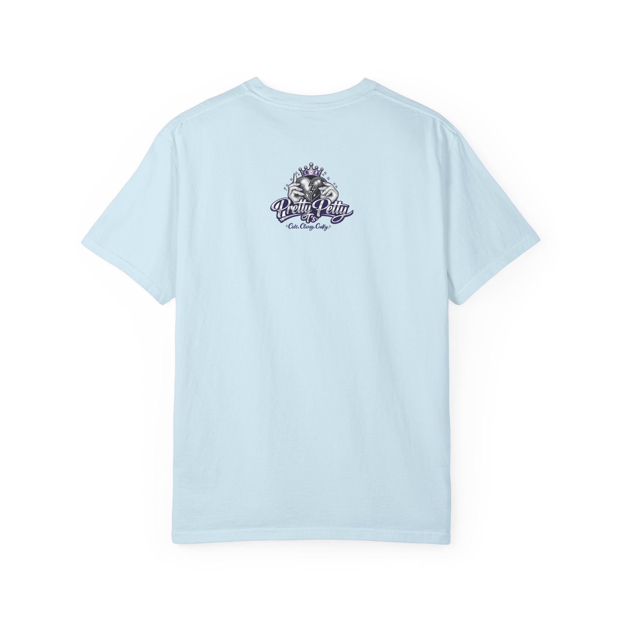 “I’m Not Petty…Unless You Start” Graphic T-Shirt — Retro Skull & Crown Back Design