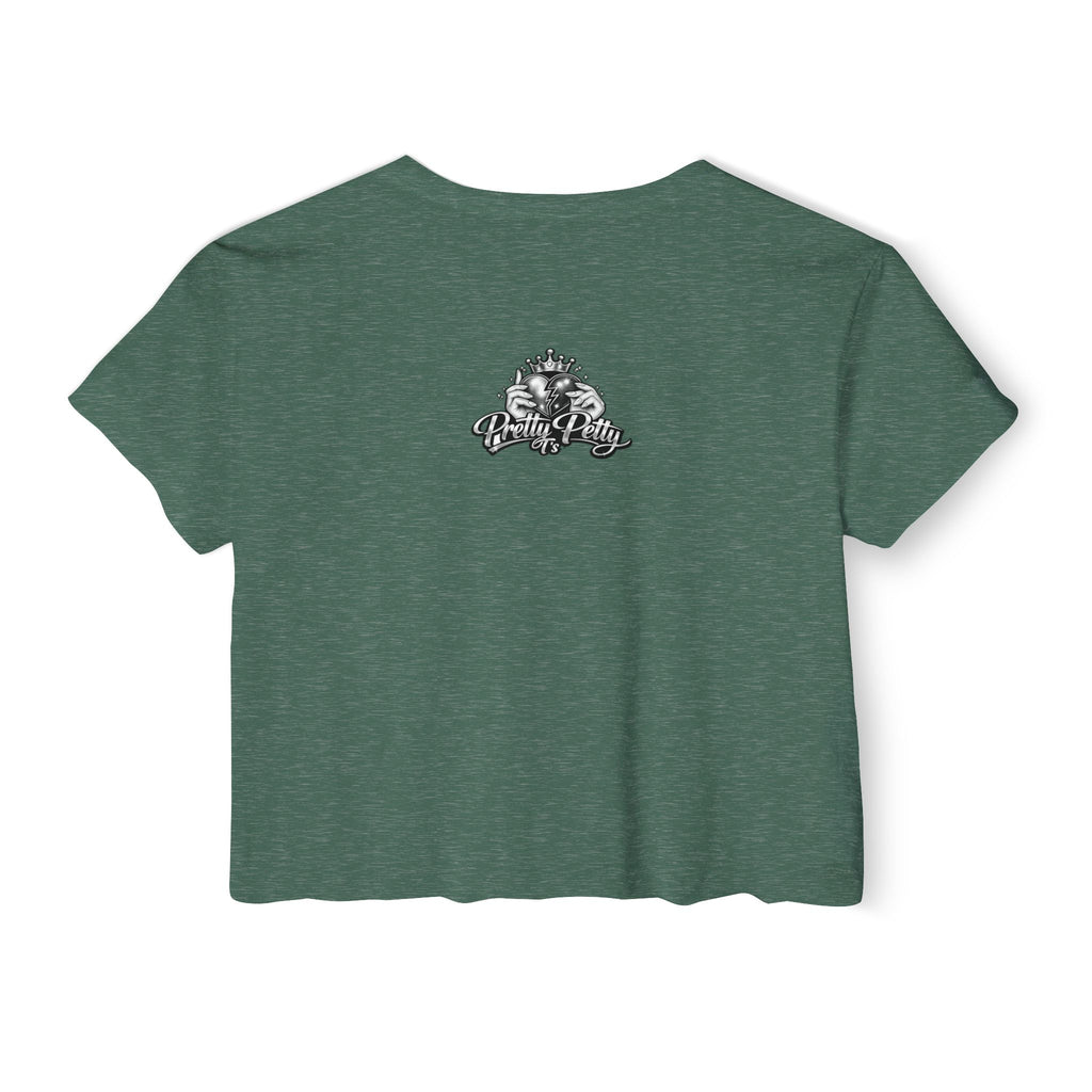 Festival Crop Top — 'I'm Just Here for the Wieners' USA Picnic Graphic