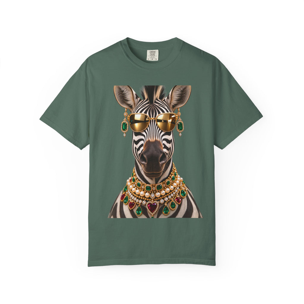 Jeweled Zebra Graphic T-Shirt
