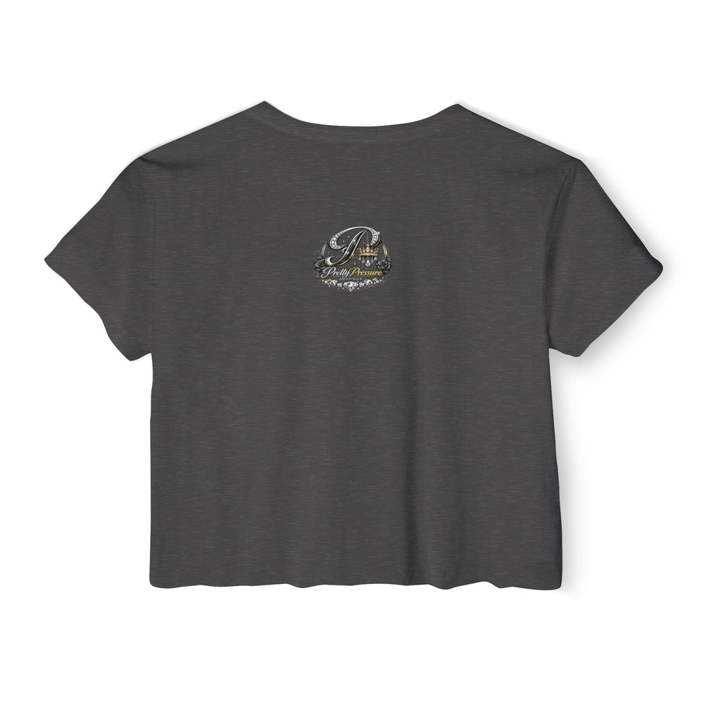 Sun-Kissed Crop Top — "Sun-Kissed, People-Dismissed" Festival Tee