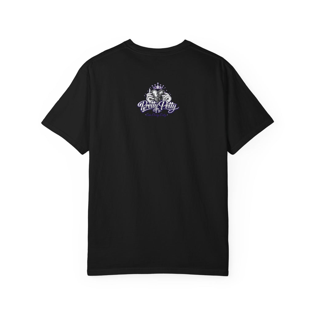 “I’m Not Petty…Unless You Start” Graphic T-Shirt — Retro Skull & Crown Back Design
