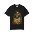 Boho Horse Graphic T-Shirt with Turquoise Jewelry Design