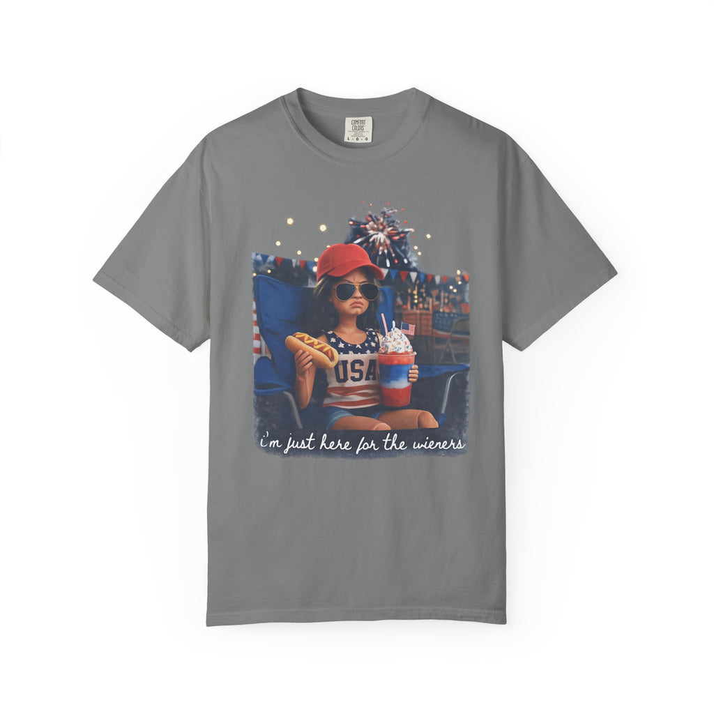 USA Fair Snack Graphic T-Shirt — "I'm just here for the winners" Retro Summer Tee