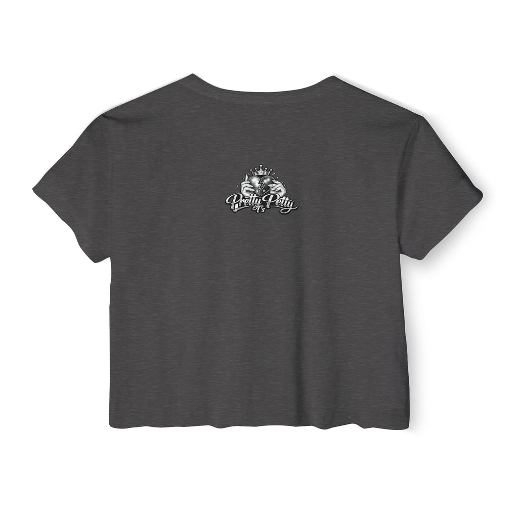 Crop Top — "I Don't throw shade i am the shade." Festival Graphic Crop Top