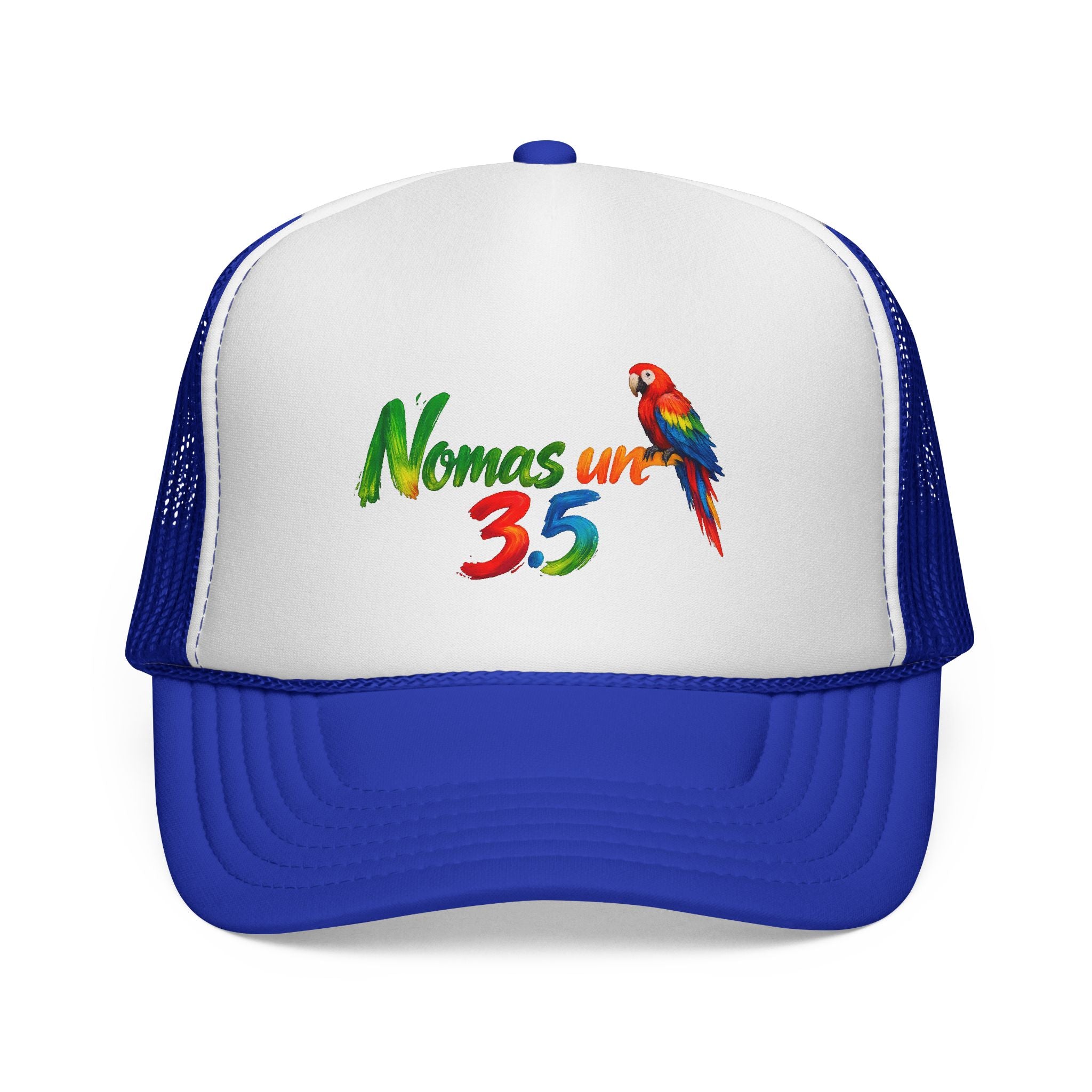 Trucker Cap — 'Nomas un 3.5' Colorful Parrot Beach Hat