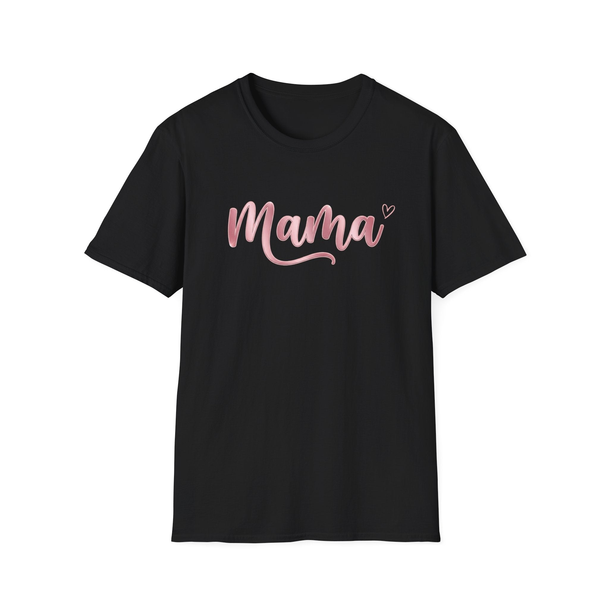 Mama Script T-Shirt — Pink Handwritten Mother's Day Tee