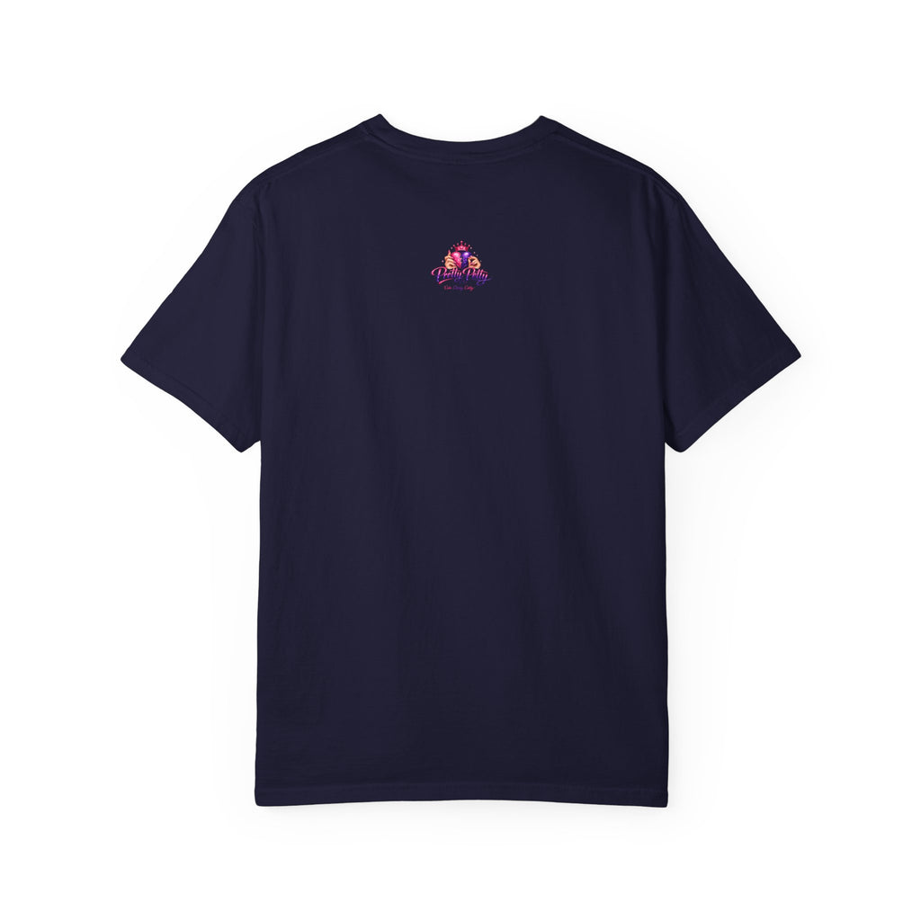 Graphic Tee — 'AH HA' Diva Illustration Crop Top Design