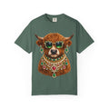 Jeweled Highland Cow Sunglasses T-Shirt