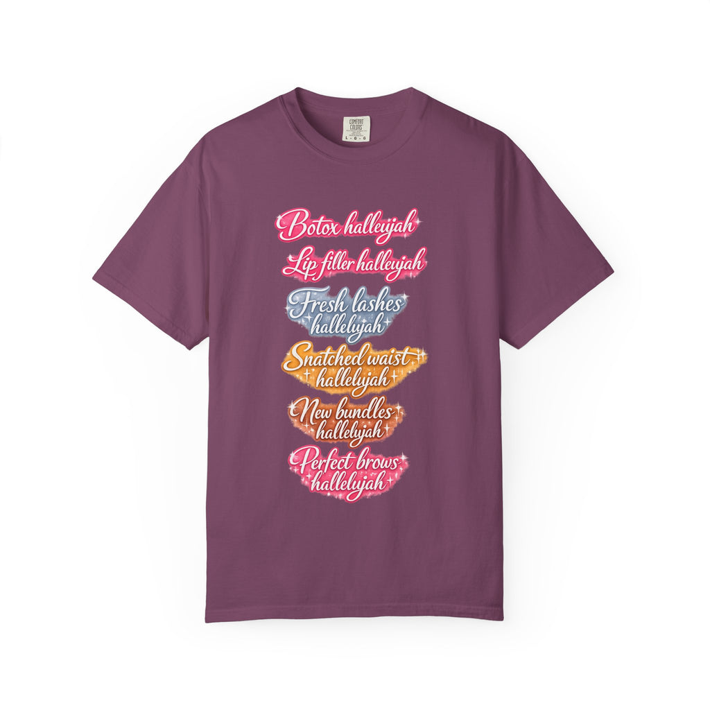 Beauty Boss Graphic T-Shirt — 'Hallelujah' Makeup & Lashes List