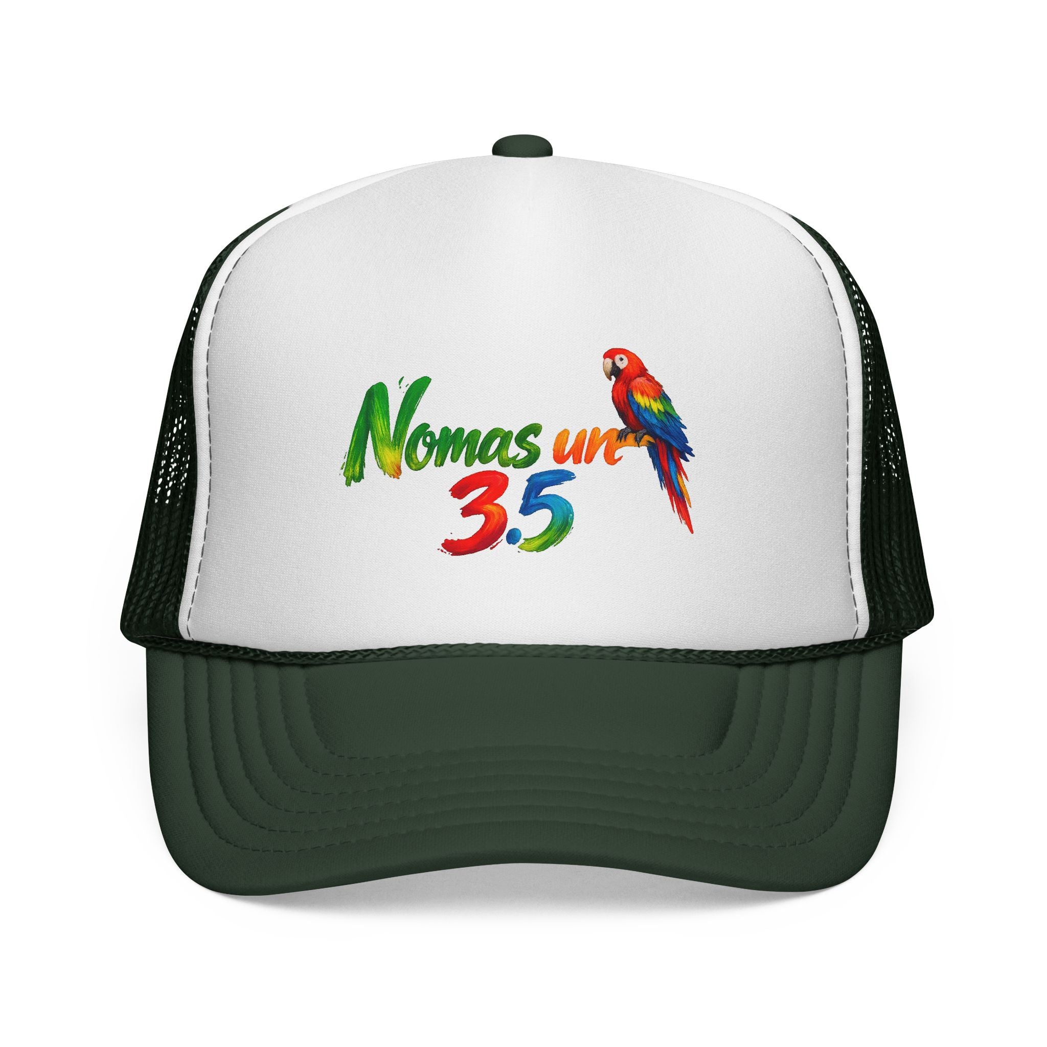 Trucker Cap — 'Nomas un 3.5' Colorful Parrot Beach Hat