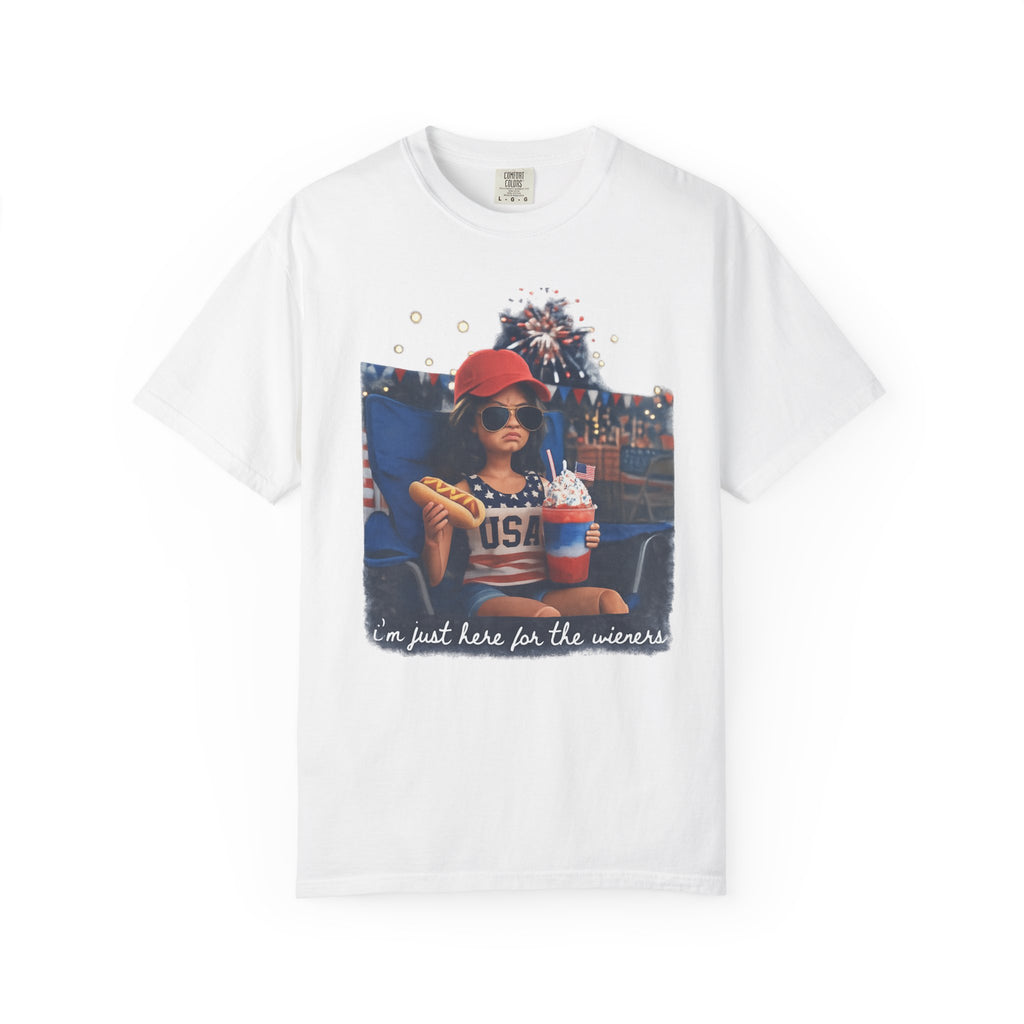 USA Fair Snack Graphic T-Shirt — "I'm just here for the winners" Retro Summer Tee